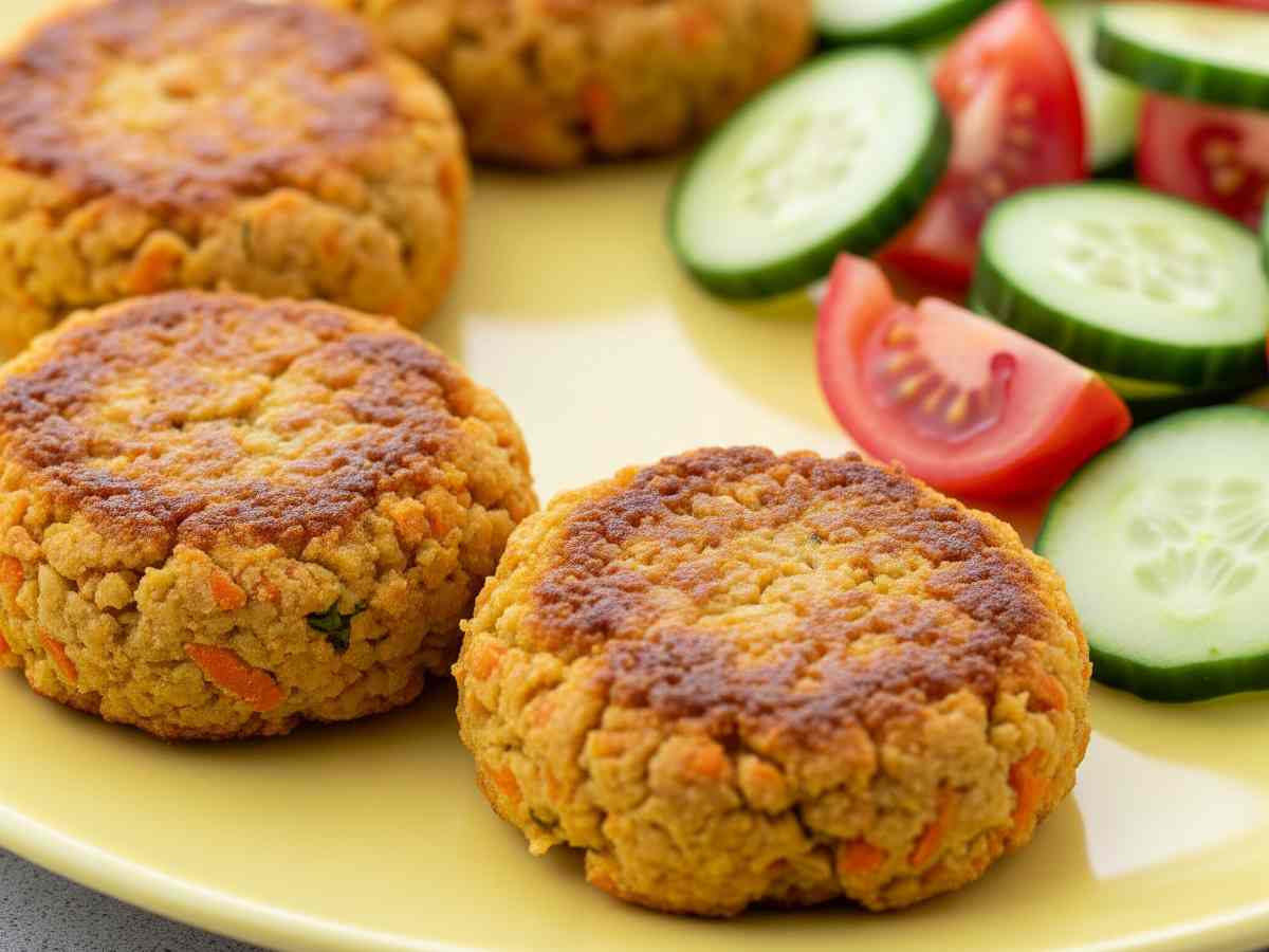 burger di ceci e carote