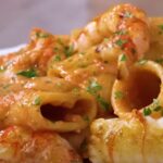 paccheri alla crema di scampi