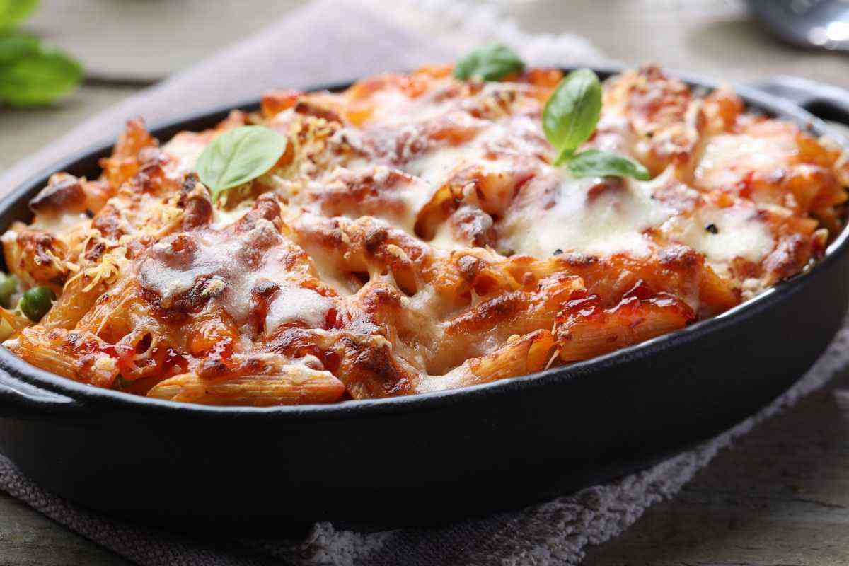 pirofila con pasta al forno