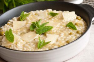 risotto alla menta