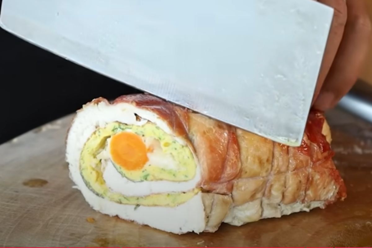 rollè di pollo farcito