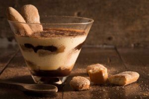 coppetta tiramisù con savoiardi