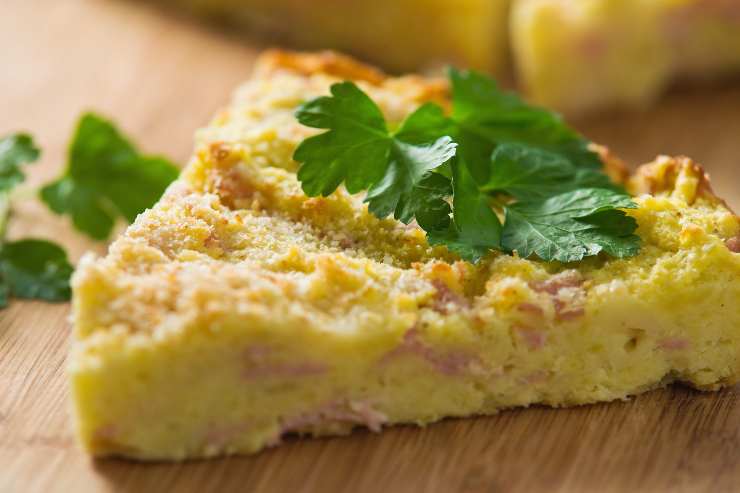 pezzo di gateau di patate
