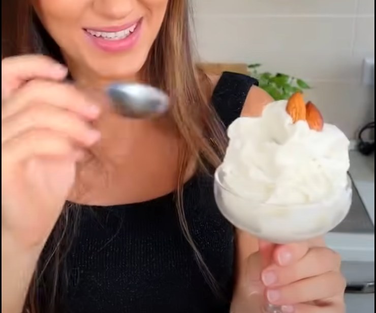 diana con la granita alle mandorle