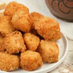 Bocconcini di tofu impanati