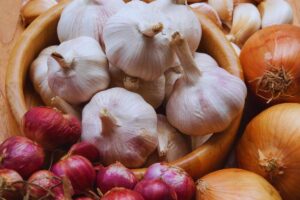 Aglio e cipolla in cucina