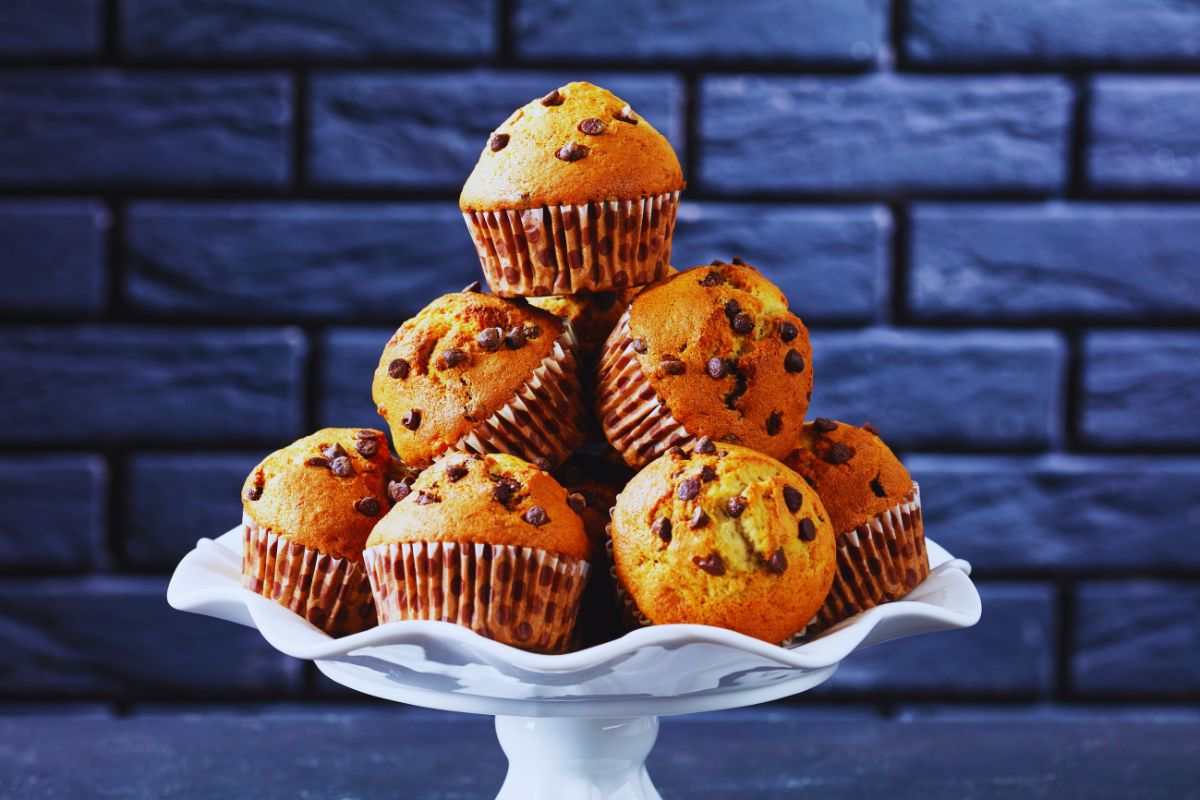 muffin su un piatto
