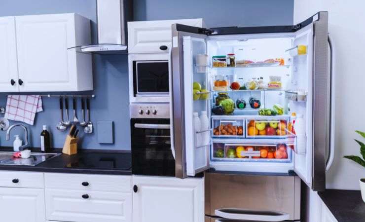 frigo aperto