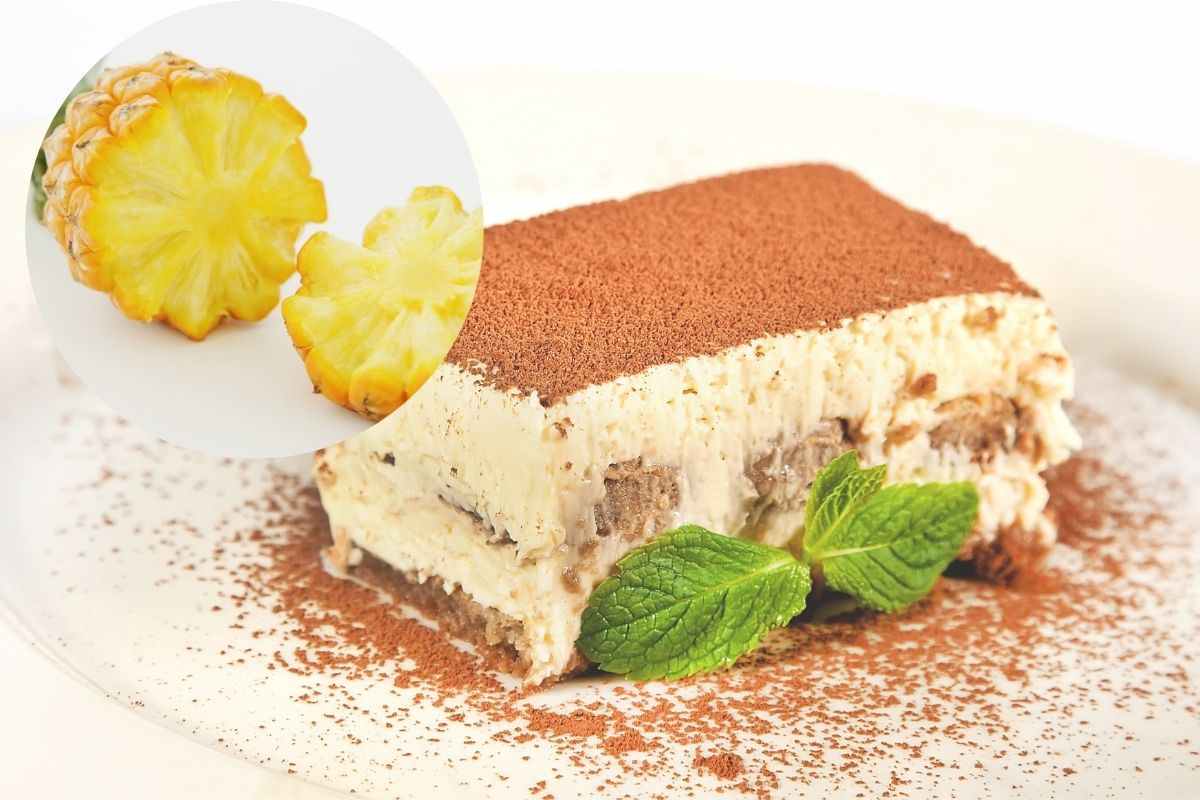 tiramisu e ananas