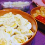uova sode con maionese