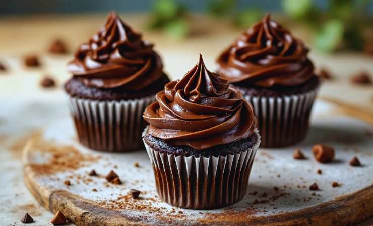 cupcake al cioccolato